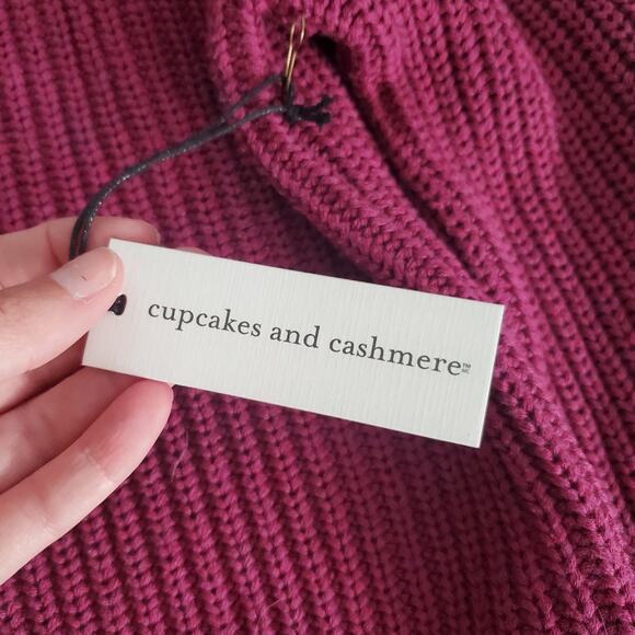 NWT Cupcakes & Cashmere Mockneck Sweater - Picture 3 of 5